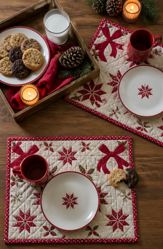 20 DIY Xmas Room Decor Ideas to Make This Holiday 18 Christmas-themed placemats set for cookies and milk.